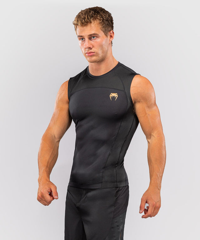 Venum Rashguard G-Fit Revolution Ärmellos - Schwarz/Kupfer