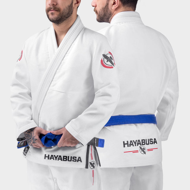 Hayabusa BJJ Gi Jacke Valor Lightweight - Weiß