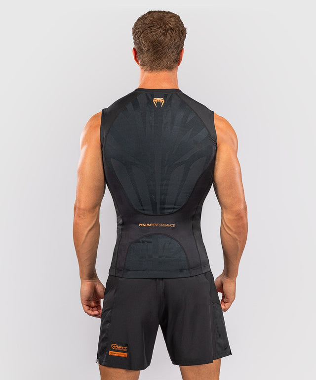 Venum Rashguard G-Fit Revolution Ärmellos - Schwarz/Kupfer