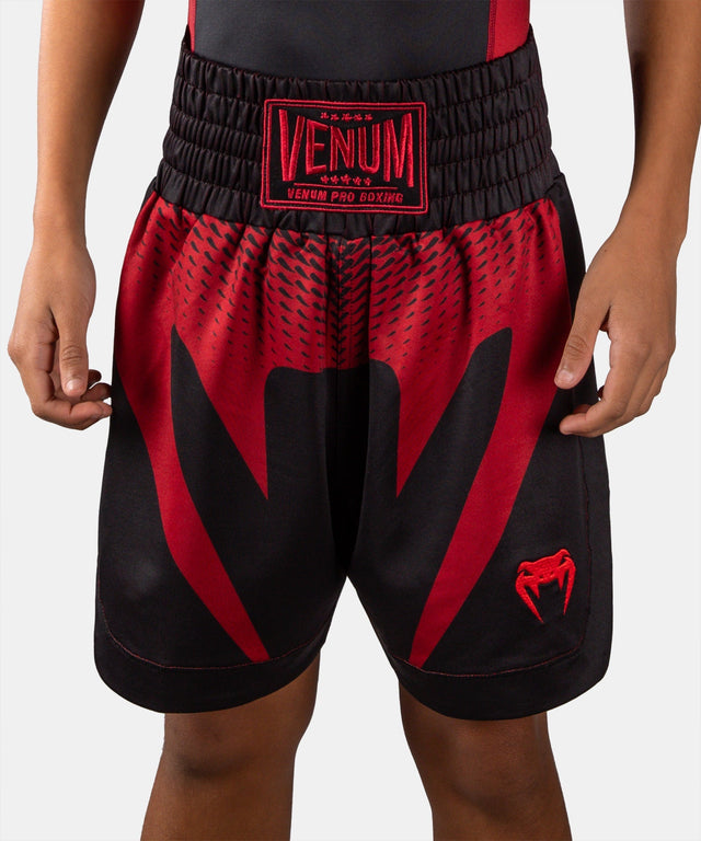 Venum Attack Boxhose Kinder - Schwarz/Rot