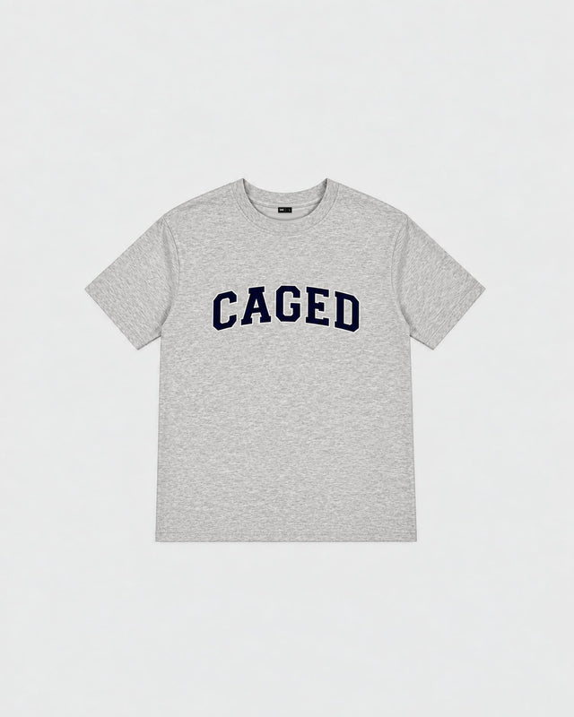 Caged T-Shirt Varsity - Grau Melange