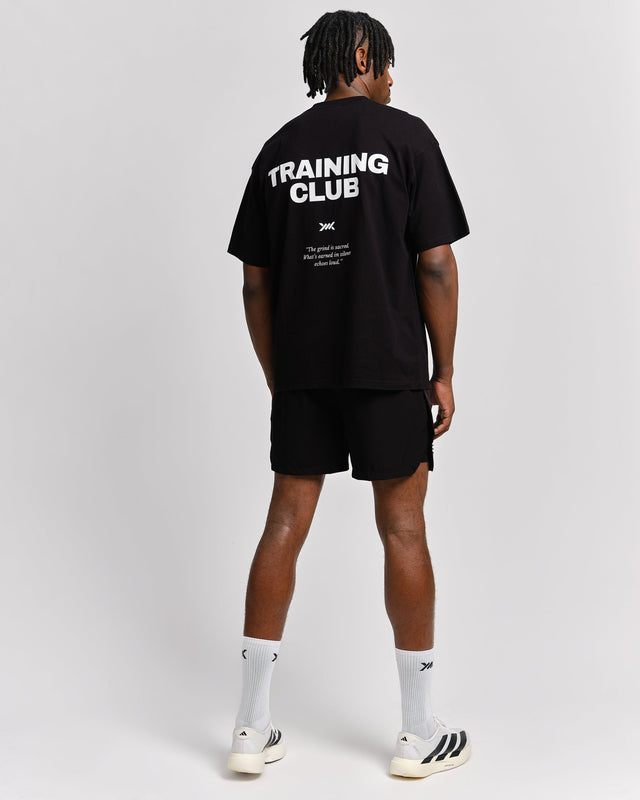 Caged T-Shirt Training Club – Schwarz