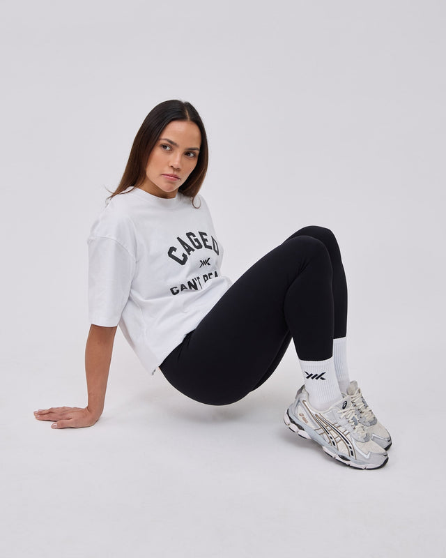 Caged Club T-shirt - Weiss
