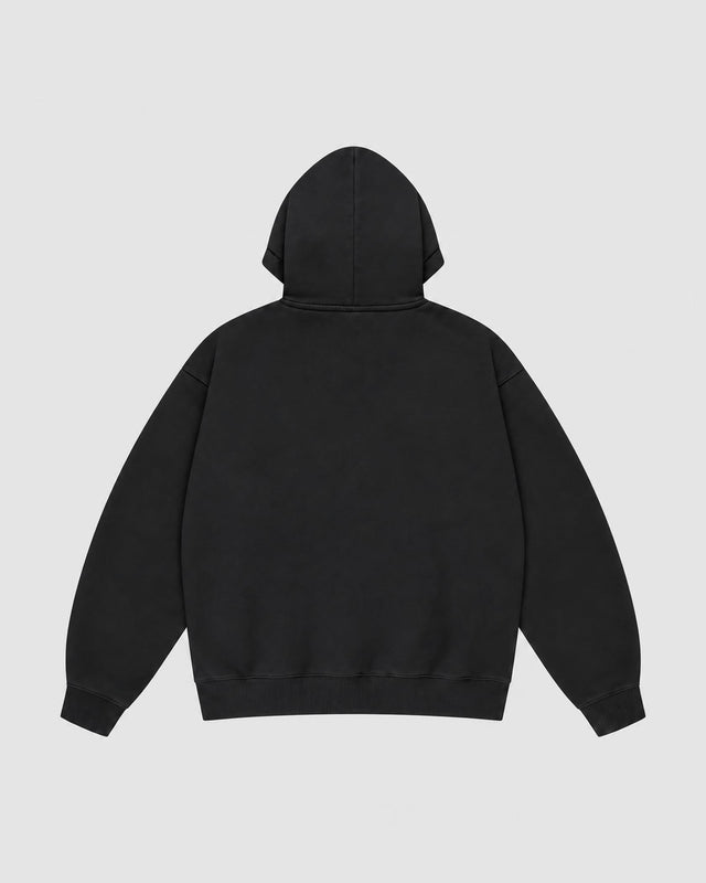 Caged Hoodie Varsity - Schwarz