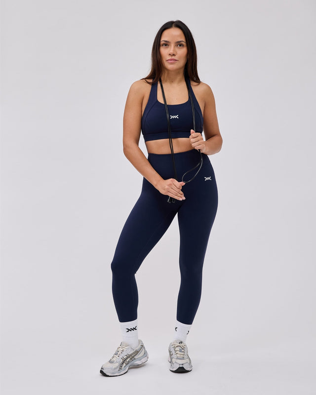 Caged Essential Leggings - Marineblau