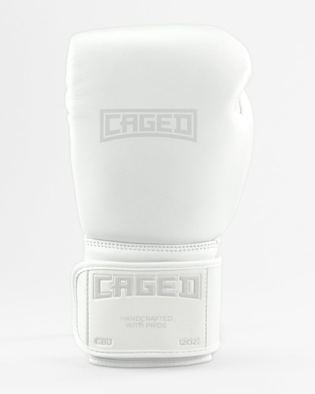 Caged Boxhandschuhe 'X' Series - Weiss/Weiss