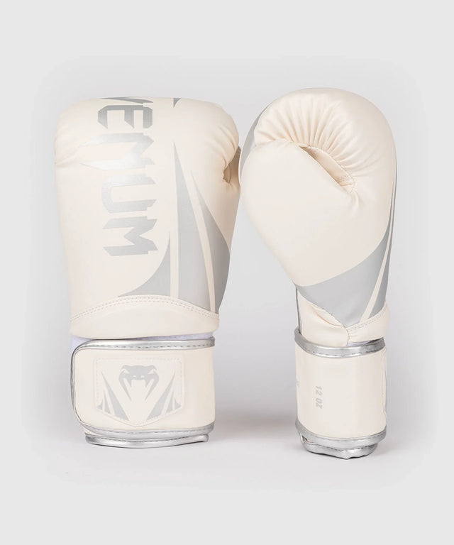 Venum Boxhandschuhe Challenger 2.5 – Weiss/Silber