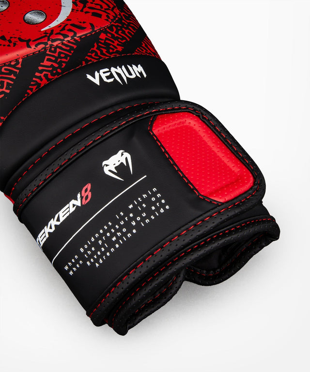 Venum Boxhandschuhe TEKKEN 8 Kazuya - Rot/Schwarz - Foto 4
