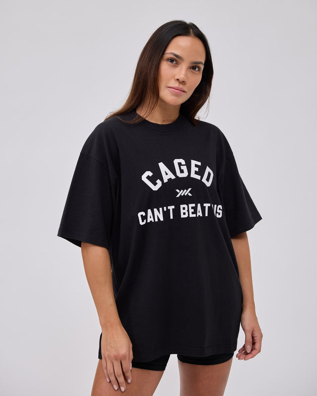 Caged Club T-shirt - Schwarz
