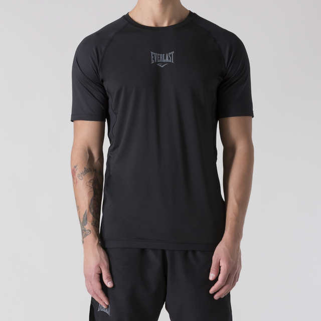 Everlast Kompressions-T-Shirt – Schwarz