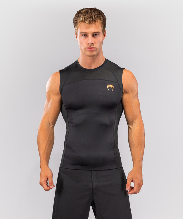 Venum Rashguard G-Fit Revolution Ärmellos - Schwarz/Kupfer
