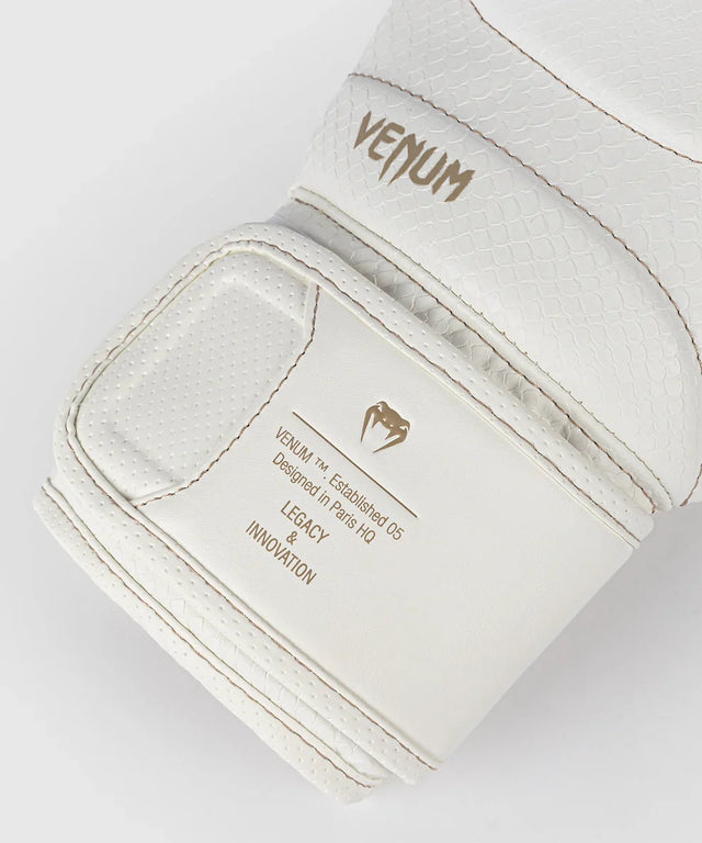Venum Boxhandschuhe Impact Evo Scales – Elfenbeinweiss