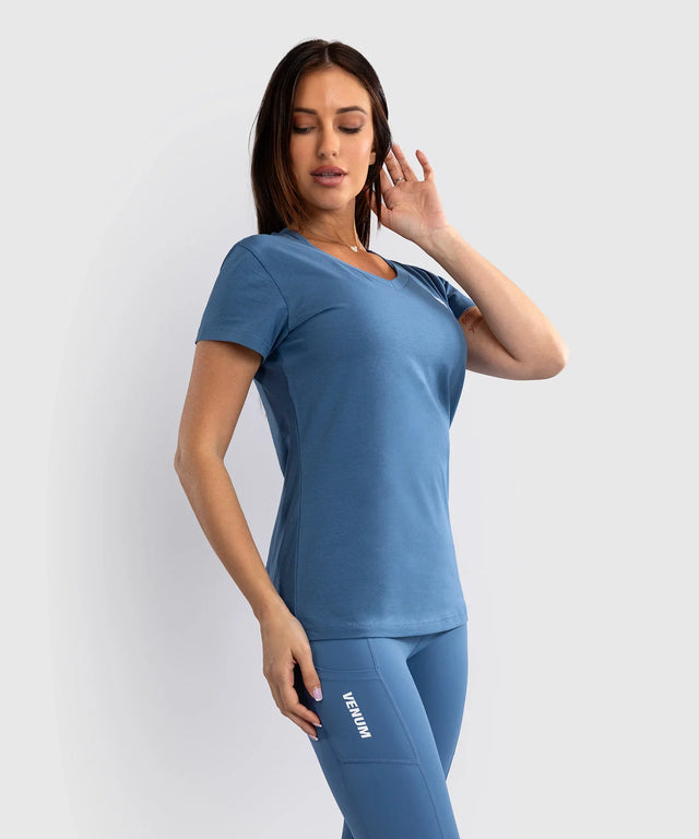 Venum Damen T-Shirt Essential – Sturmblau