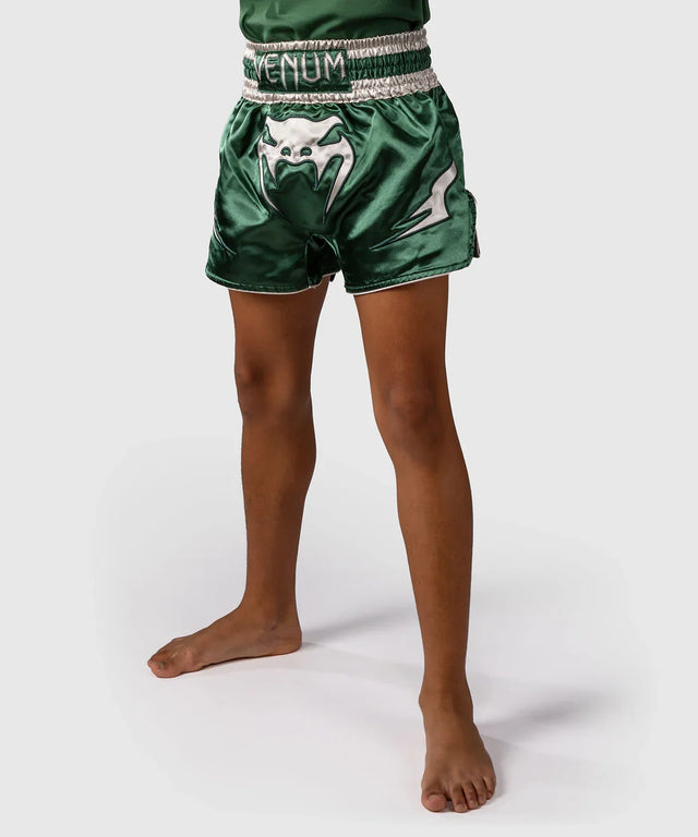 Venum Muay-Thai-Shorts Inferno Kids – Grün