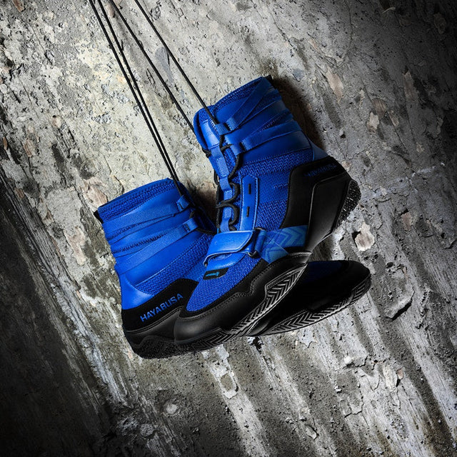 Hayabusa Boxschuhe Strike - Blau/Schwarz