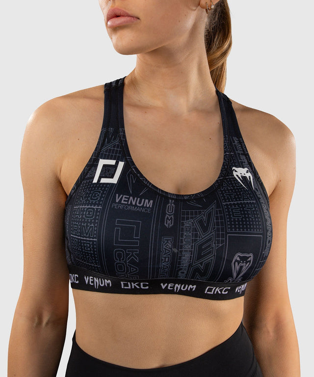 Venum Karate Combat Sport-BH - Schwarz/Grau