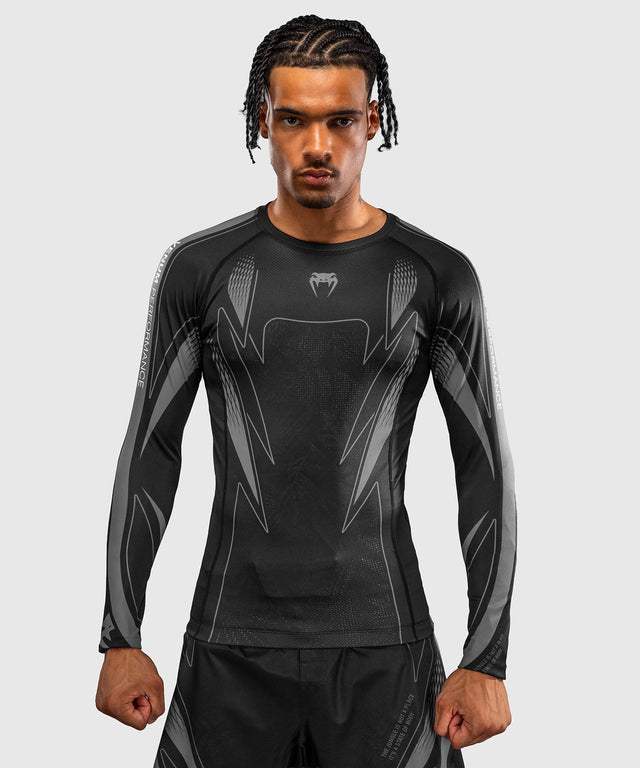 Venum Rashguard Amazonia Reborn Lange Ärmel - Schwarz/Grau