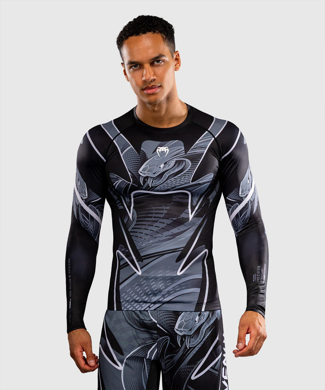 Venum Rashguard Crimson Viper 2.0 Langarm - Schwarz/Grau