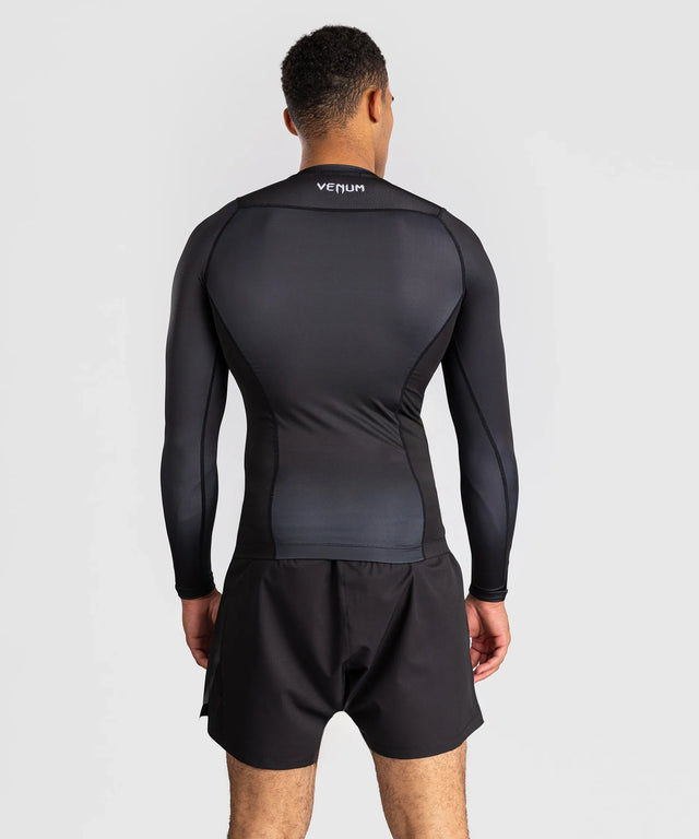 Venum No Gi Rashguard Langarm – Schwarz/Weiss