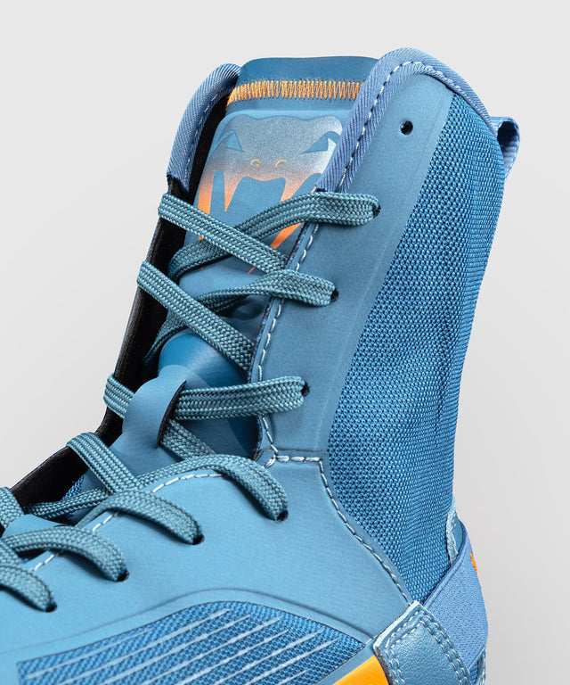 Venum Boxschuhe Elite Neo - Stahlblau/Orange