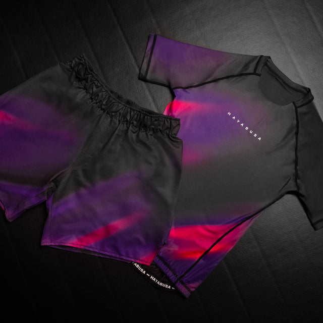Hayabusa Rashguard Apex Nova Kurzarm - Lila