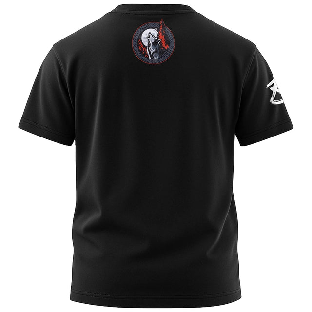 8 WEAPONS T-Shirt Beastial Wolf - Schwarz/Rot