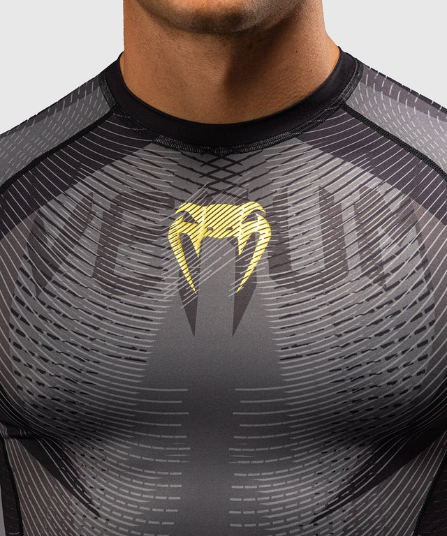 Venum Rashguard Galactic 3.0 Kurzarm - Schwarz/Gold