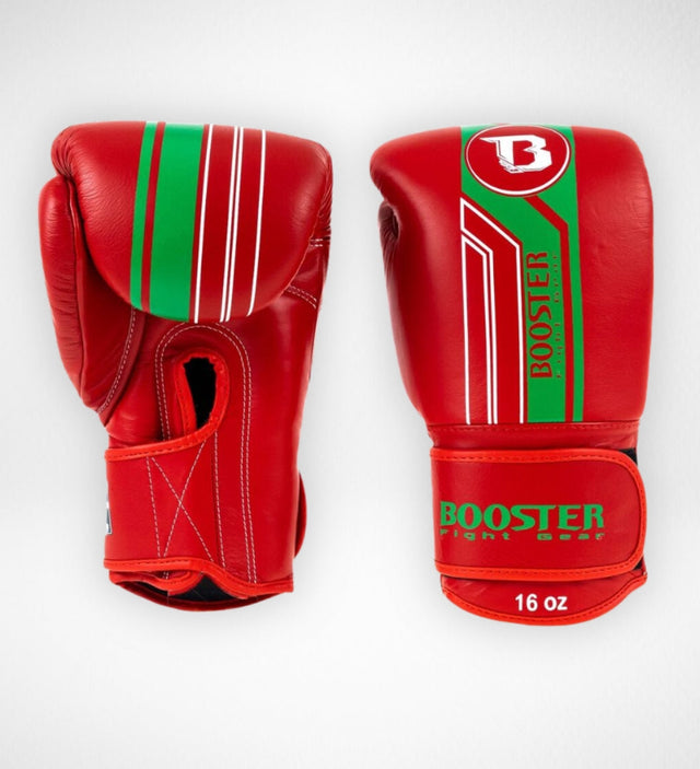 Booster Boxhandschuhe V9 'Morocco' - Rot/Grün