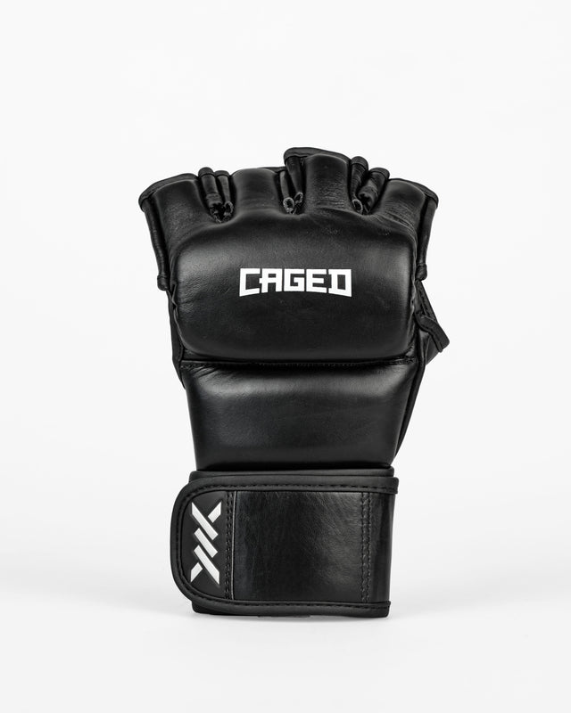 Caged MMA Handschuhe 'X' Series - Schwarz/Weiss