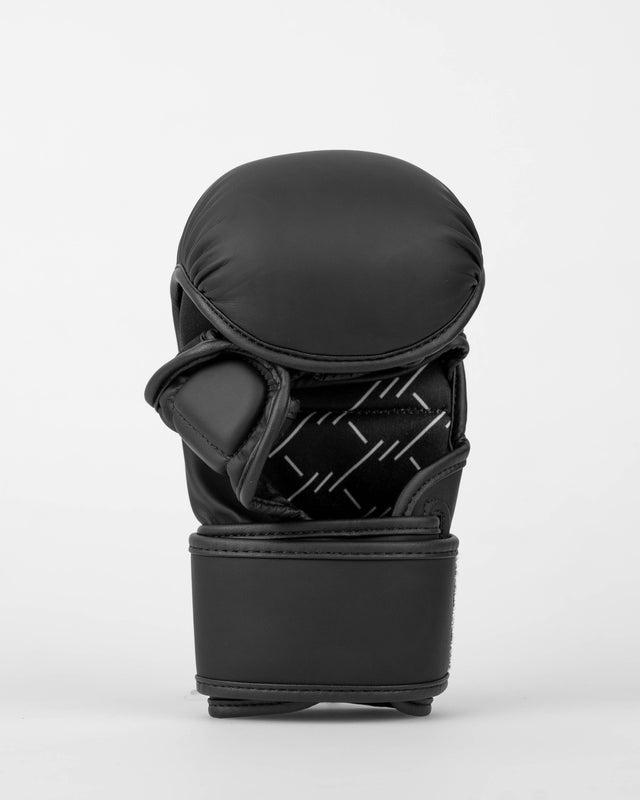 Caged MMA-Sparringhandschuhe Shadow - Mattschwarz