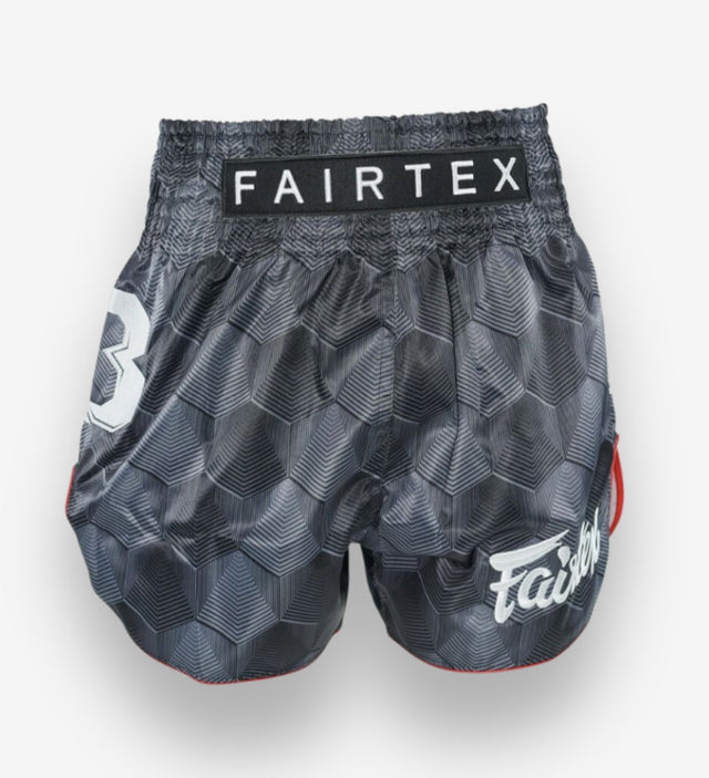 Fairtex Muay-Thai-Shorts FXB Stealth - Grau