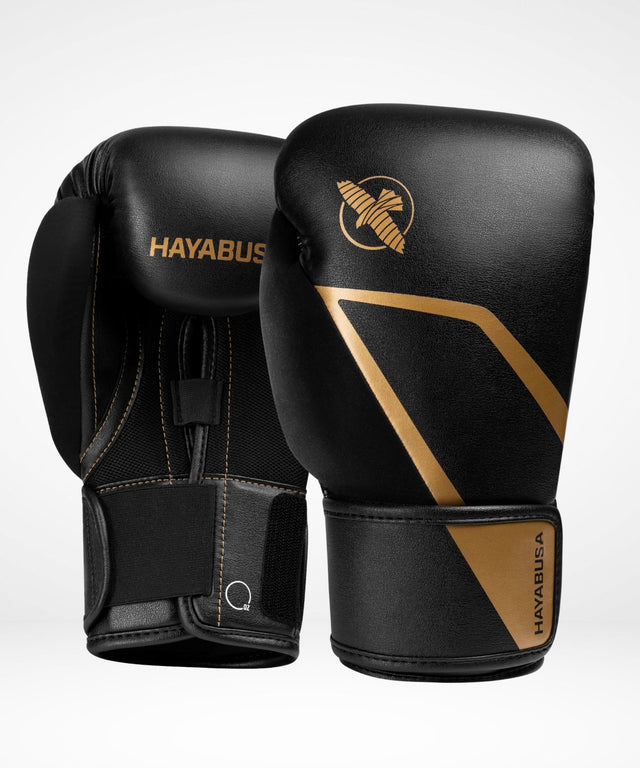 Hayabusa Boxhandschuhe E1 - Schwarz/Gold
