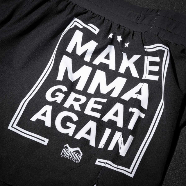 Phantom Athletics MMA Shorts Fusion-R Make MMA Great Again - Schwarz