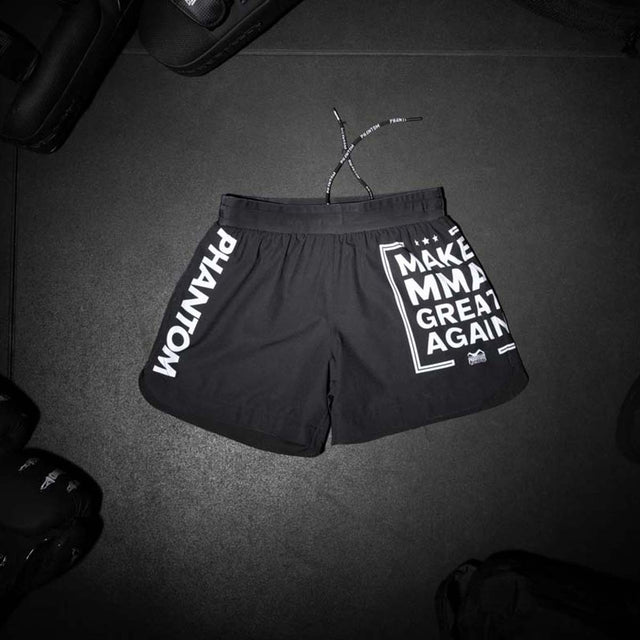 Phantom Athletics MMA Shorts Fusion-R Make MMA Great Again - Schwarz