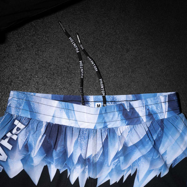 Phantom Athletics MMA Shorts Fusion-R Iceman - Schwarz/Blau
