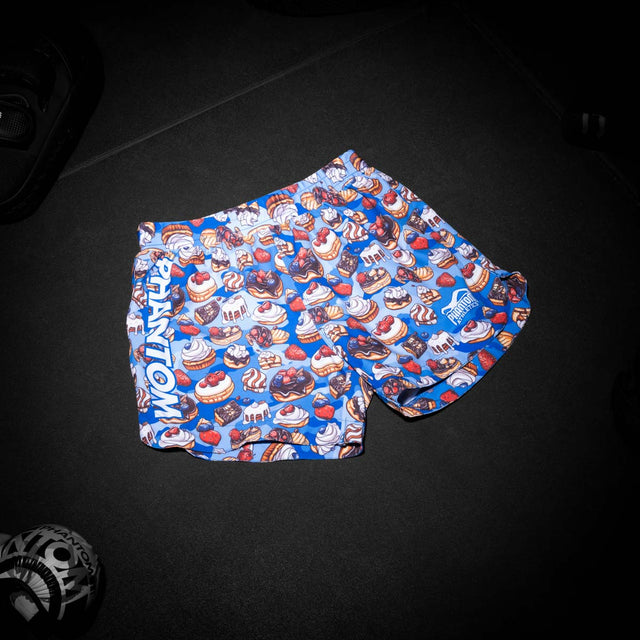 Phantom Athletics MMA Shorts Fusion-R Desert Camo - Blau