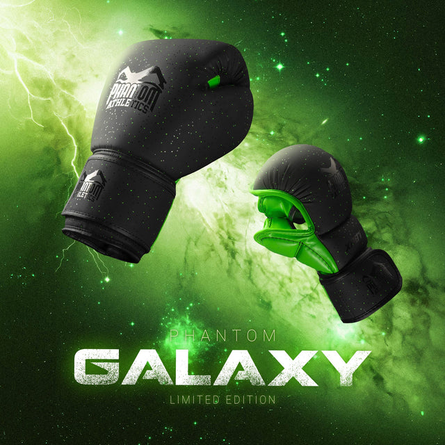 Phantom Athletics MMA-Handschuhe Galaxy - Schwarz/Neongrün