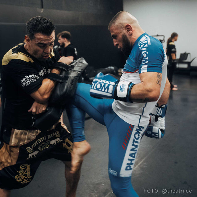 Phantom Athletics Rashguard EVO Apex Kurzarm - Blau