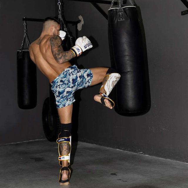 Phantom Athletics Schienbeinschoner Muay Thai - Weiß/Gold