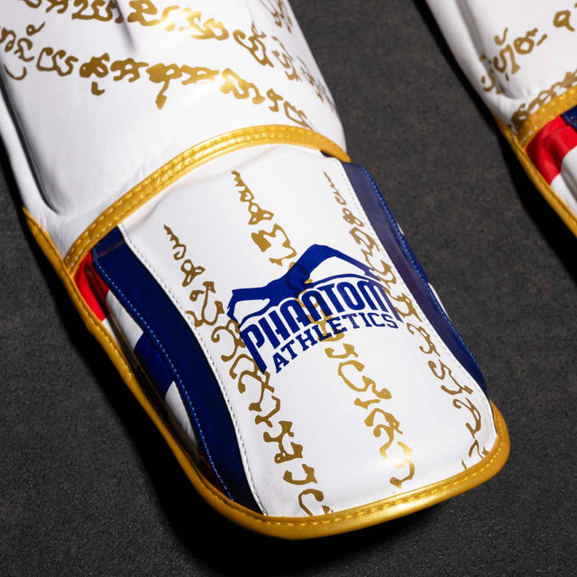 Phantom Athletics Schienbeinschoner Muay Thai - Weiß/Gold