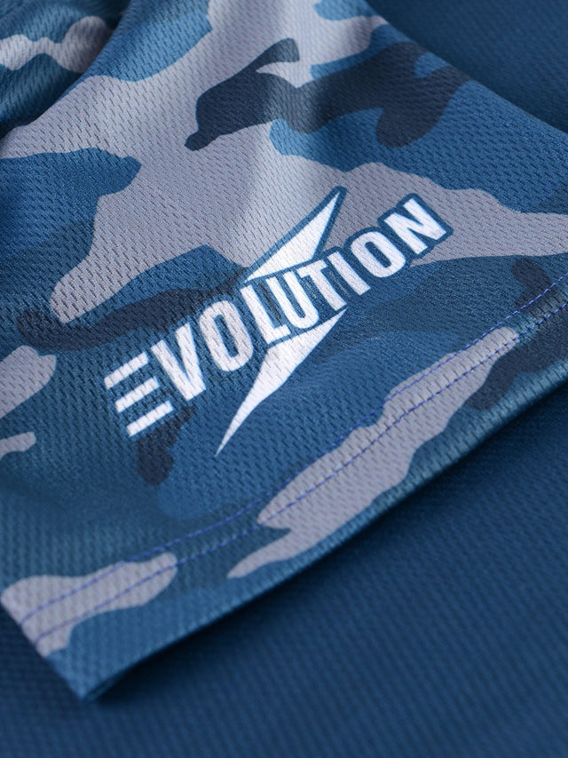 Phantom Athletics Trainingsshirt EVO Warfare - Marineblau Camo