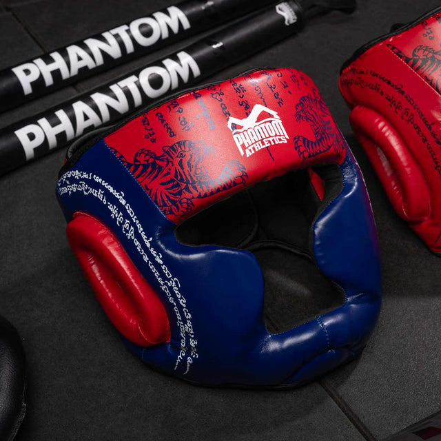Phantom Athletics Kopfschutz Muay Thai - Blau