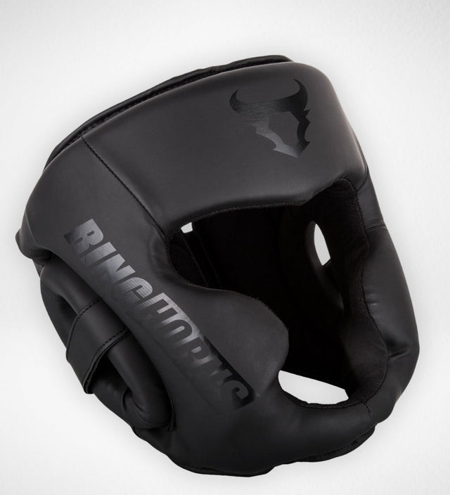 Ringhorns Kopfschutz Charger - Schwarz/Schwarz