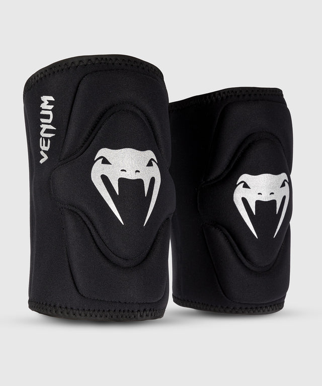 Venum Kontact Gel Knieschoner – Schwarz/Silber