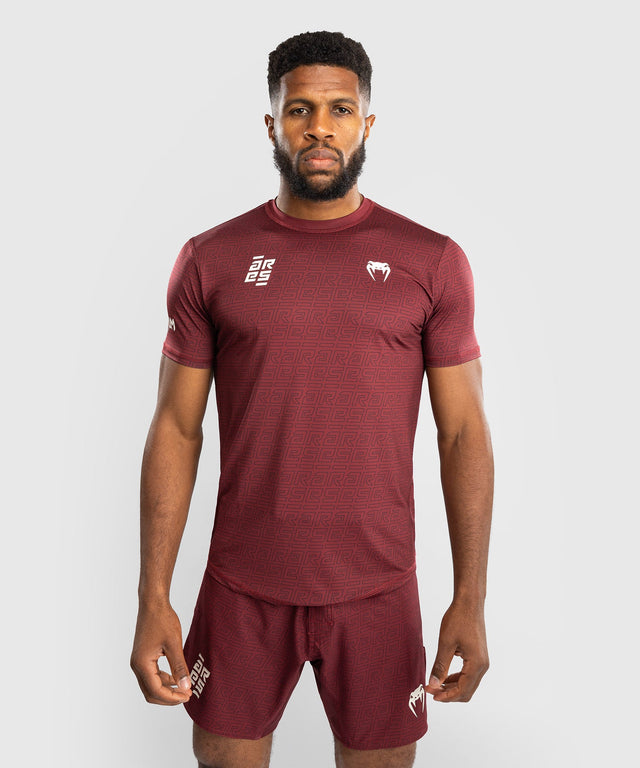 Venum x Ares Dry-Tech T-Shirt - Bordeauxrot