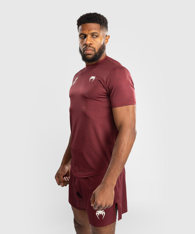 Venum x Ares Dry-Tech T-Shirt - Bordeauxrot