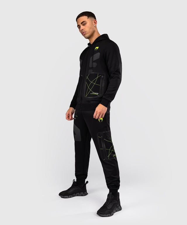 Venum Training Camp 4.0 Full-Zip Hoodie – Schwarz/Neongrün