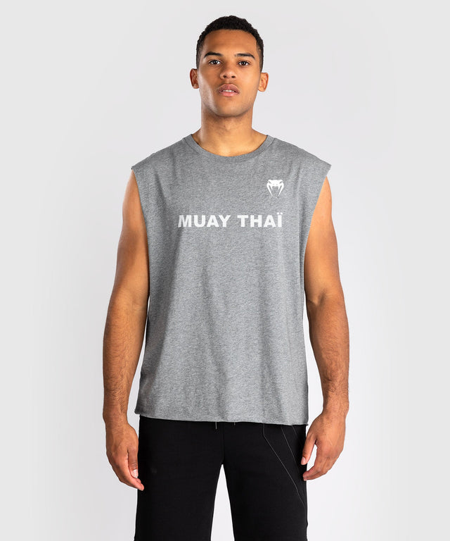 Venum Ärmelloses T-Shirt Muay Thai – Grau