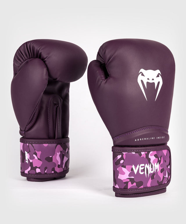 Venum Boxhandschuhe Iris – Lila/Camo-Rosa