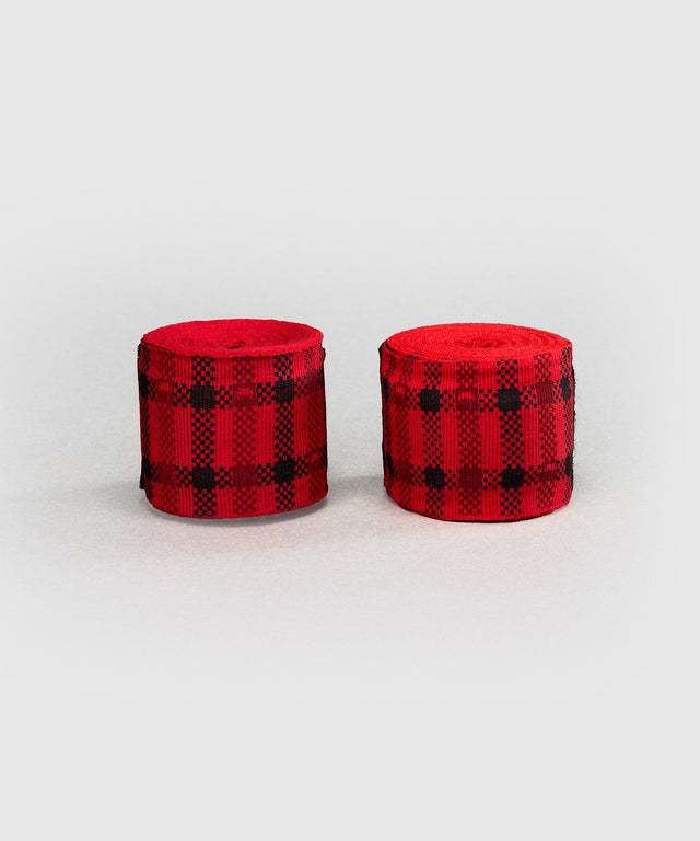 Venum Boxbandagen Tartan – Fury Red
